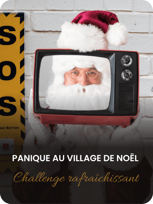 Panique au village de Noël Défis et challenges rafraîchissants
