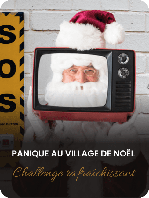 Panique au village de Noël Défis et challenges loufoques