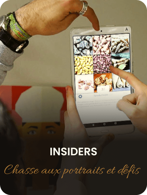 Insiders Chasse aux portraits et défis